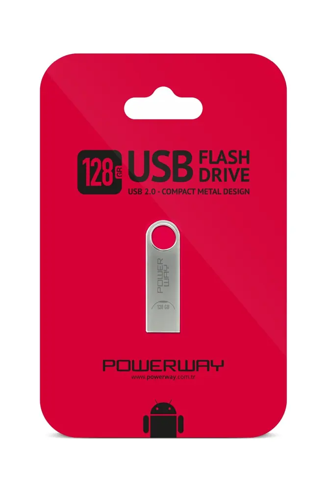 Powerway 128 GB Flash Bellek 